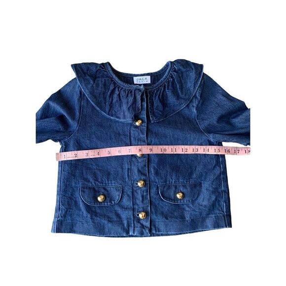 Janie & Jack Ruffled Denim Jacket - Picture 9 of 10